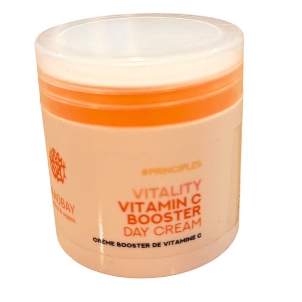 Naobay Vitality Vitamin C Booster Day Cream 50ml 1.69oz Vegan Made in Spain